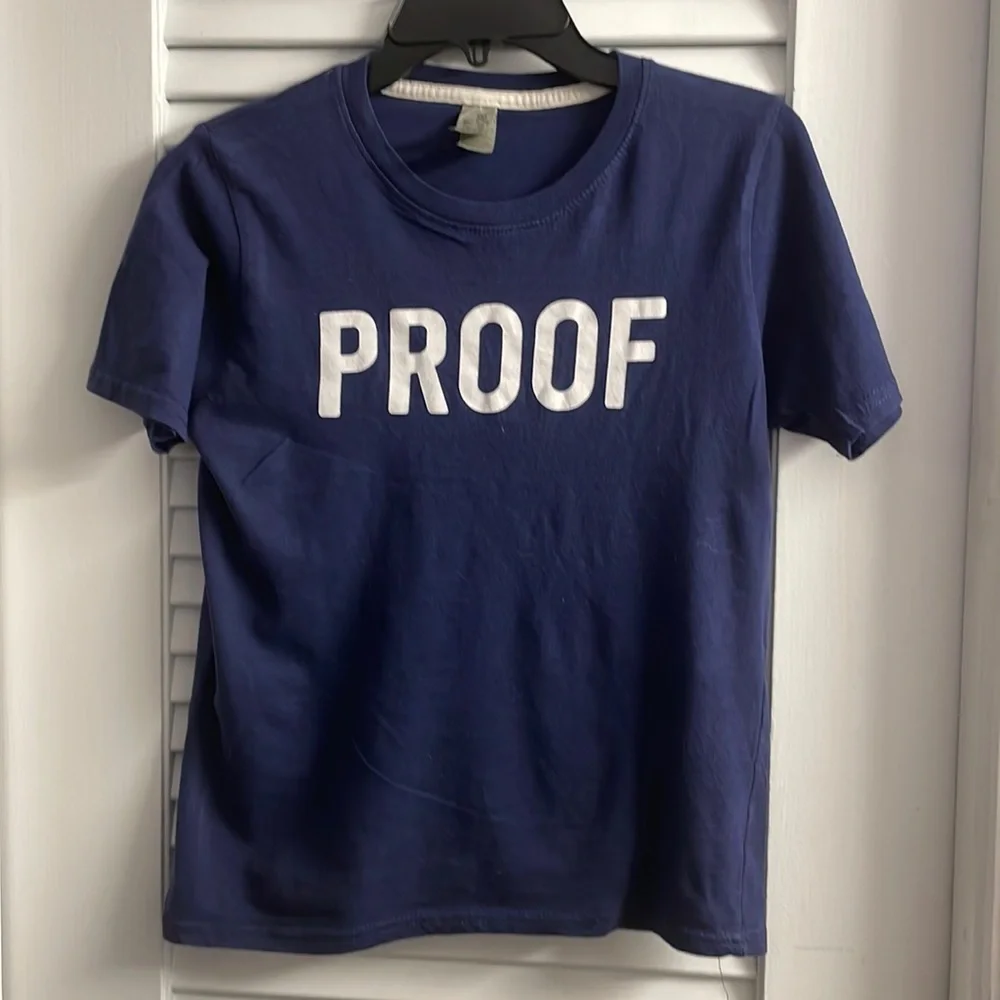 Instant Message PROOF Tee;Navy/White Youth Medium - Like New